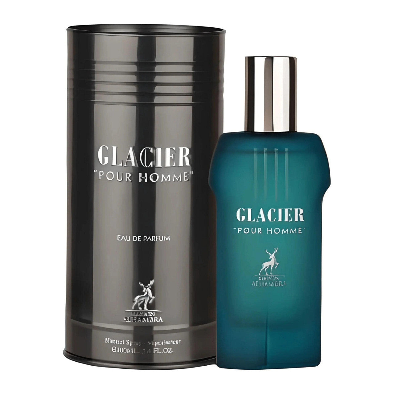 Lattafa alhambra glacier pour homme 3.4 eau de parfum spray for men