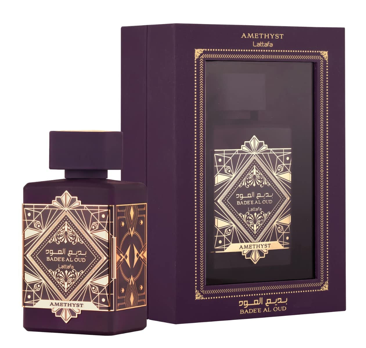Lattafa bade'e al oud amethyste 3.4 eau de parfum spray