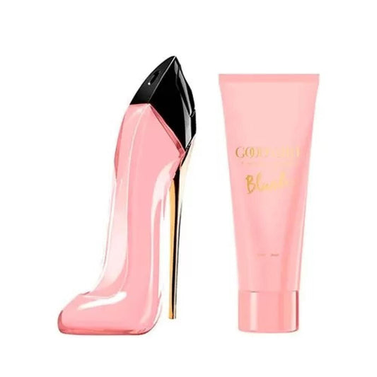 Carolina herrera good girl blush 2 pcs set: 1.7 eau de parfum spray + 3.4 body lotion