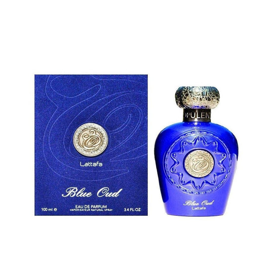 Lattafa blue oud 3.4 eau de parfum spray