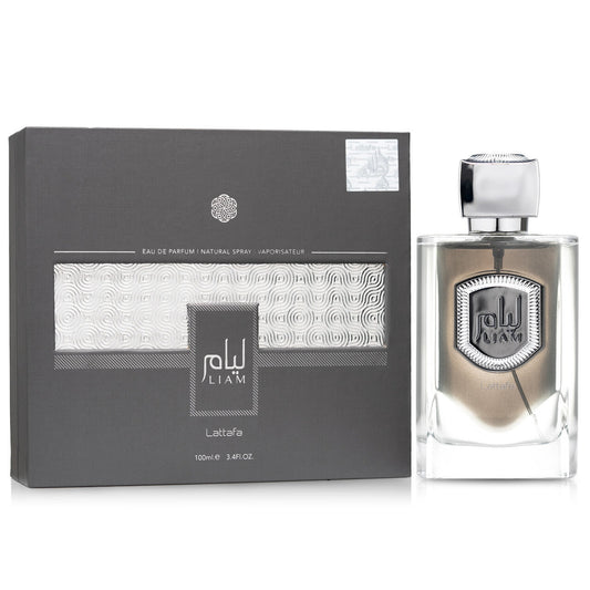 Lattafa liam grey 3.4 eau de parfum spray