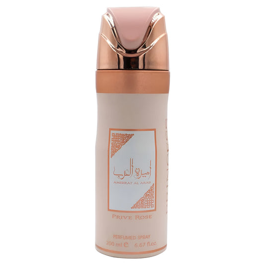 Lattafa ameerat al arab prive rose 6.7 perfumed body spray for women