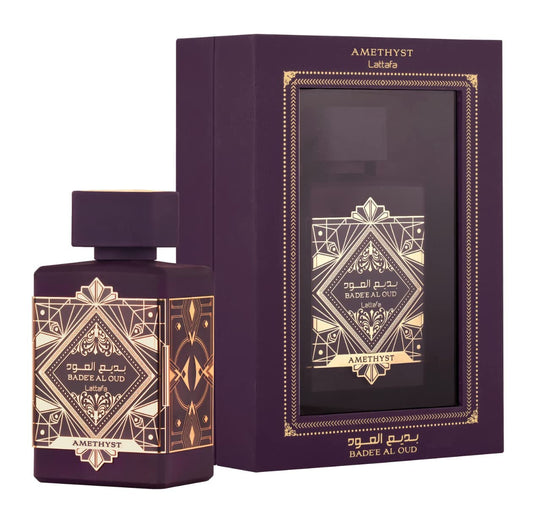 Lattafa bade'e al oud amethyste 3.4 eau de parfum spray
