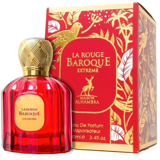 Lattafa alhambra baroque rouge extreme 3.4 eau de parfum spray